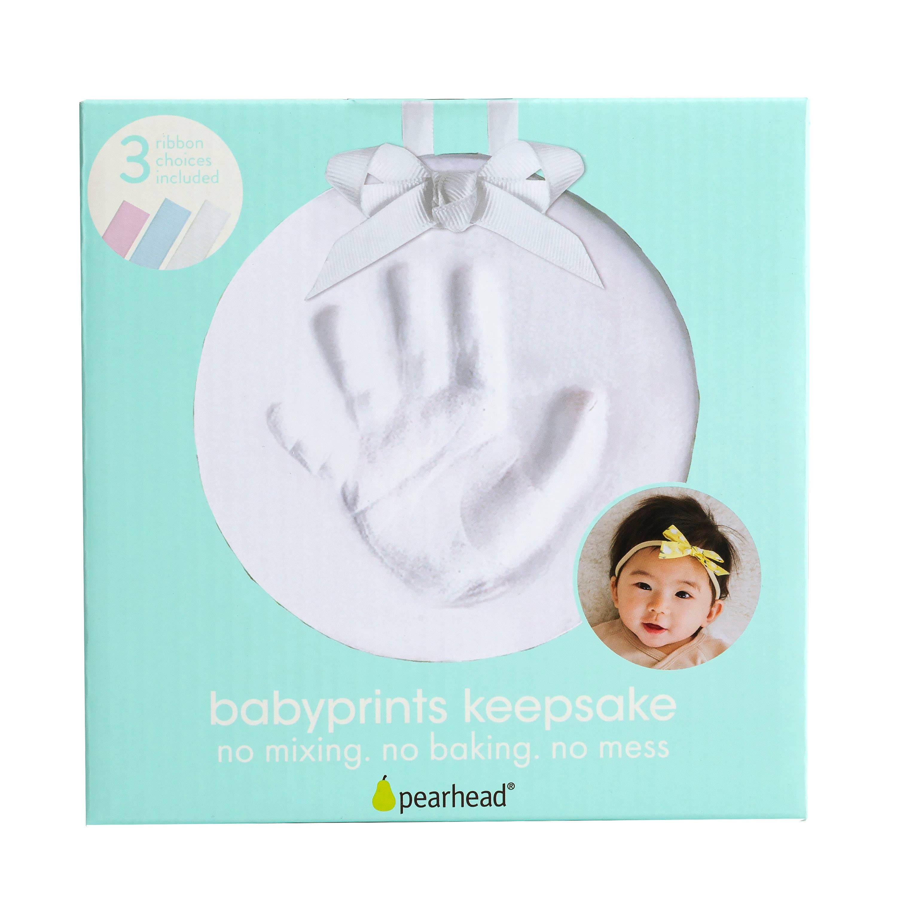 Pearhead - Wholesale Hand & Footprint Kit - Kids & Baby - Baby Handprint or Footprint Keepsake Hanging Ornament, White17