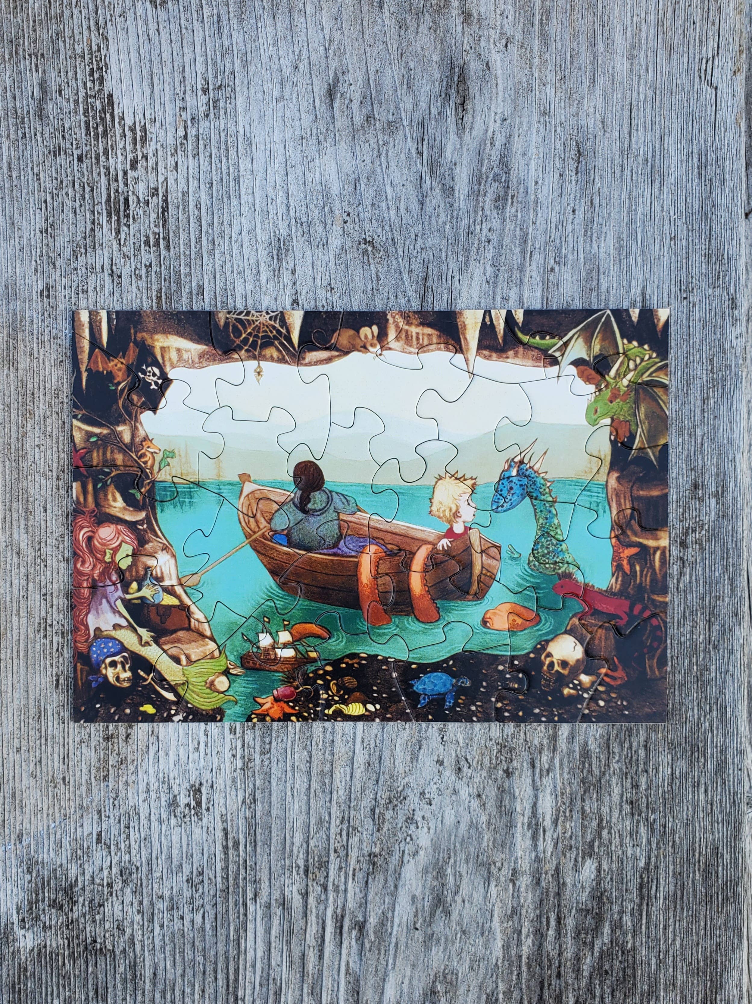 Dragon Art - Wholesale Puzzle - Kids - What Mommy Doesn't See Mini Puzzle – 4.5 x 6.61