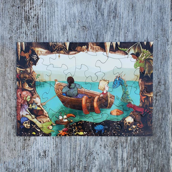 Dragon Art - Wholesale Puzzle - Kids - What Mommy Doesn't See Mini Puzzle – 4.5 x 6.61