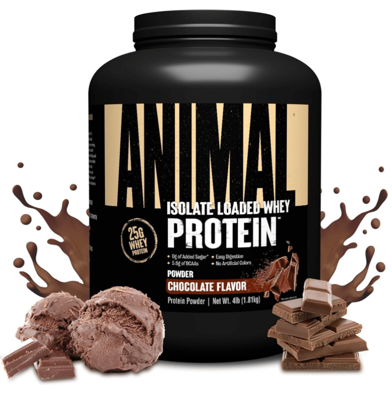 L&F Universal Goods – Engroshandel Protein-/superfoodpulver – Animal Iso Valleproteinblanding - 55 portioner - Chokolade0