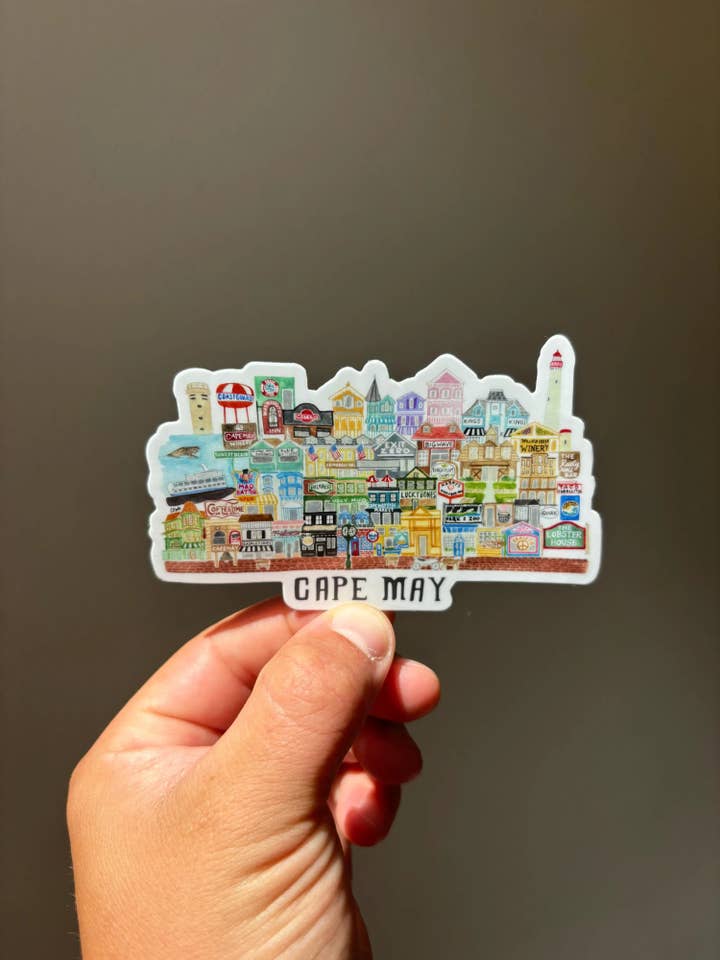 Cape May Sticker for wholesale by Candaces Canvasses