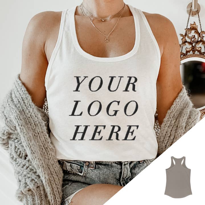 Typically Vulgar - Wholesale Tank Top - Women's - Custom LOGO Racerback Tank Top //Next Level, Two-Sided Print17