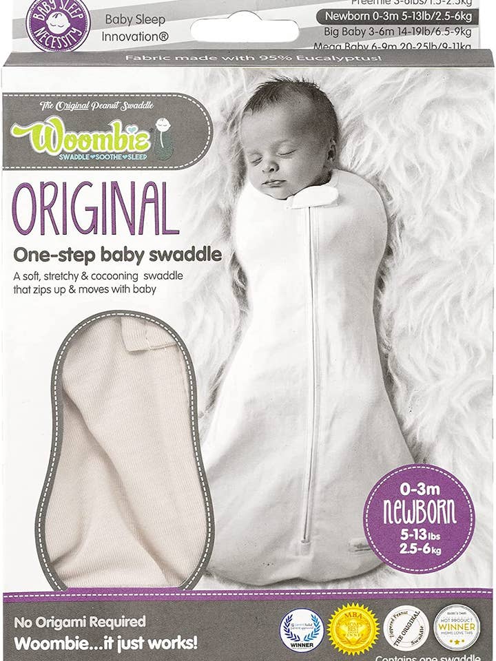 Woombie - Vendita all'ingrosso Copertina avvolgente - Neonati - The Tencel (eucalipto) Woombie, fasciatura per bebè11