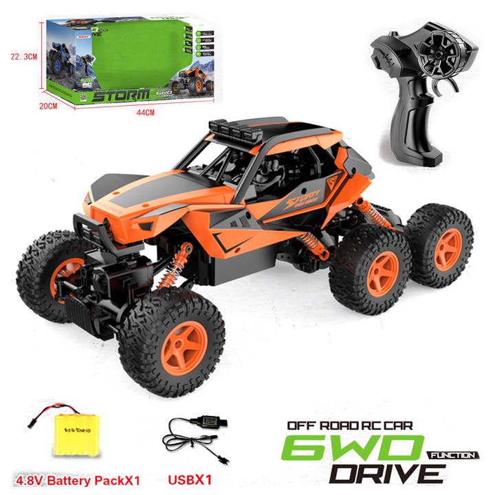 Toyventures - Wholesale Toy Car/Truck - Kids - BIG Size MONSTER 6WD Remote Control RC Rechargeable Battery1