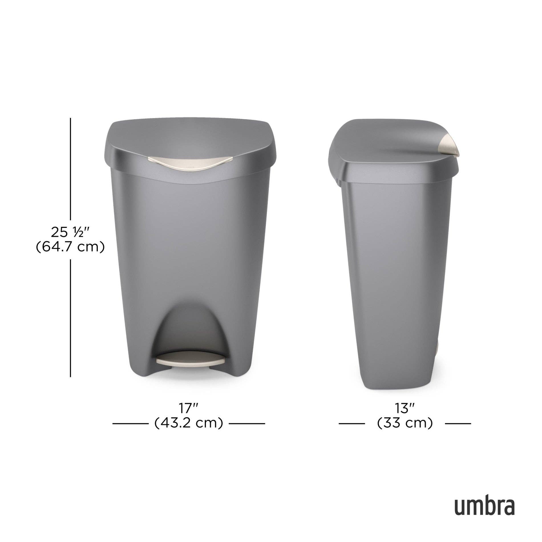 Umbra - Wholesale Trashcan/Trash Bin - Brim Step On Trash Can24