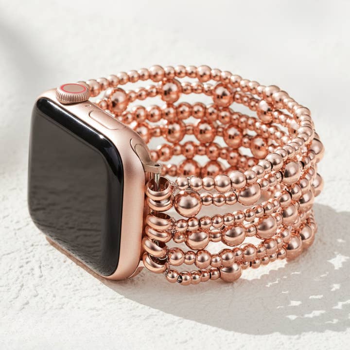 Rose Gold Serenity Apple Watch Strap for wholesale by Cape Diablo