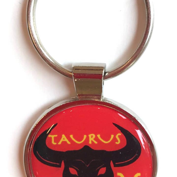 Mary Ellis - Wholesale Keychain - Unisex - Zodiac Taurus Dome Keychain