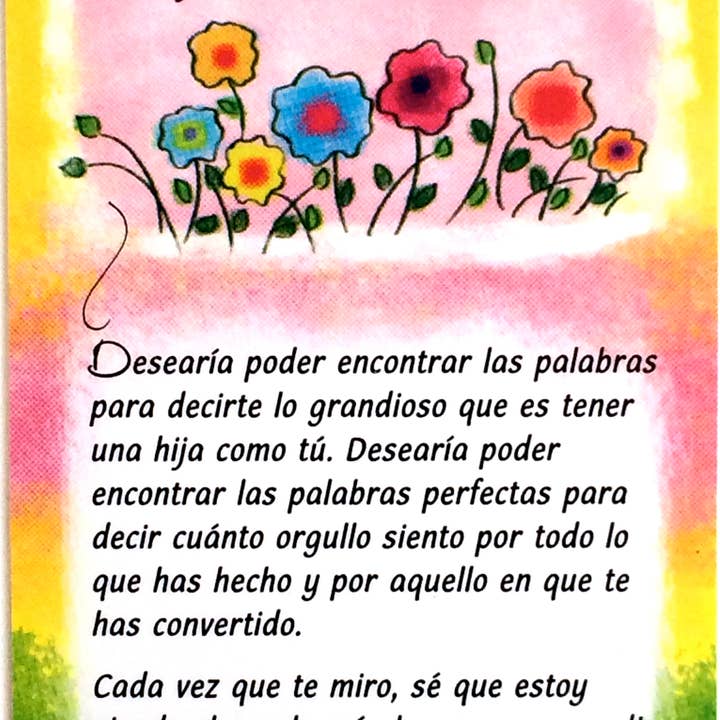 Blue Mountain Arts - Wholesale Everyday Greeting Card - GRACIAS POR SER UNA HIJA TAN