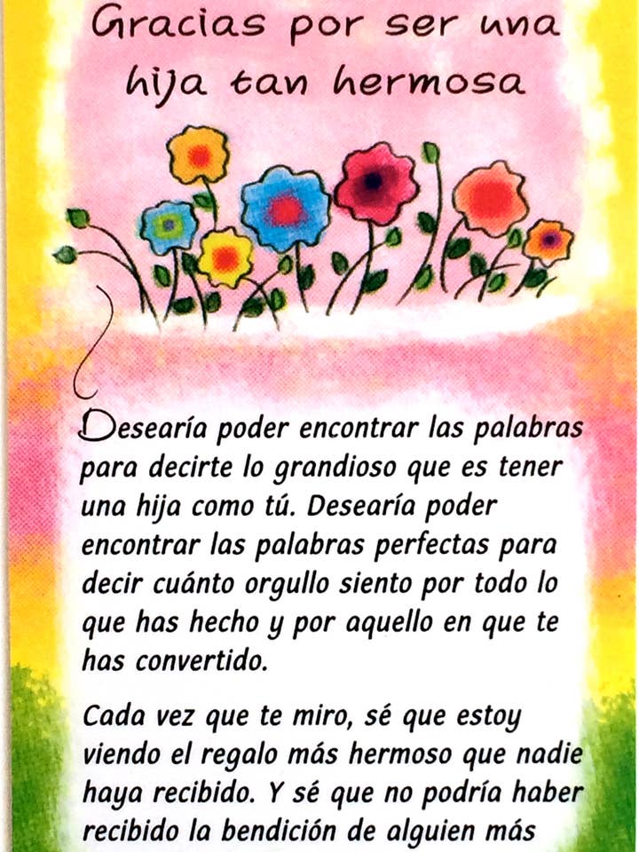 GRACIAS POR SER UNA HIJA TAN for wholesale by Blue Mountain Arts