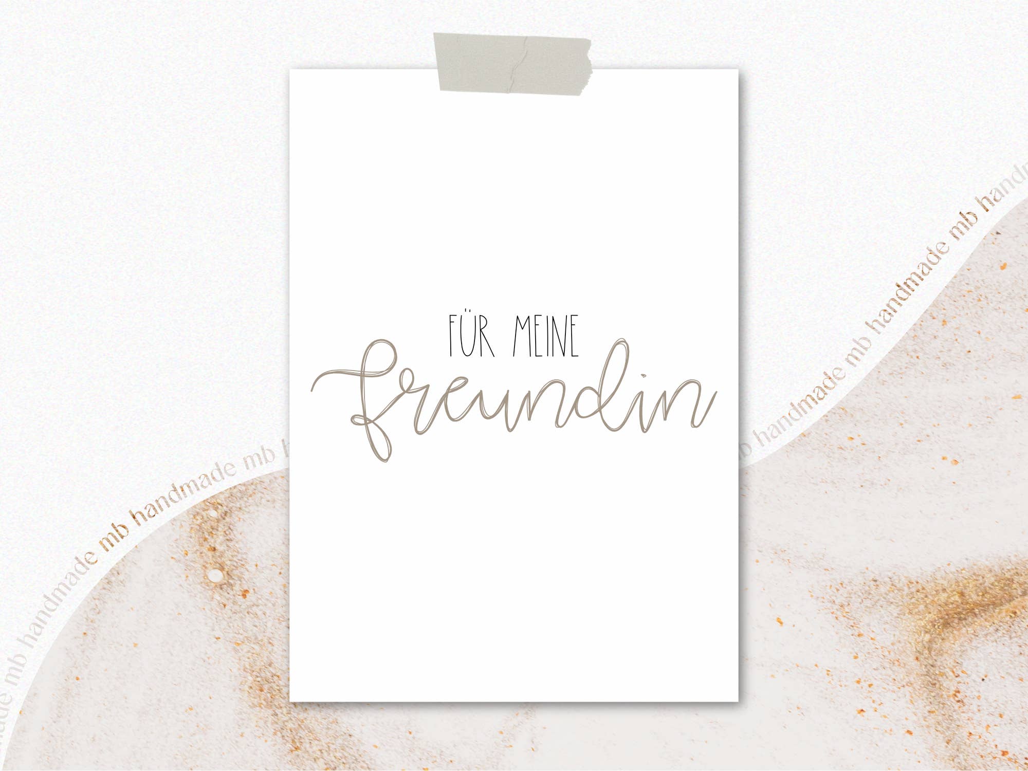 mb handmade – wholesale Vänskapskort – Till min flickvän1