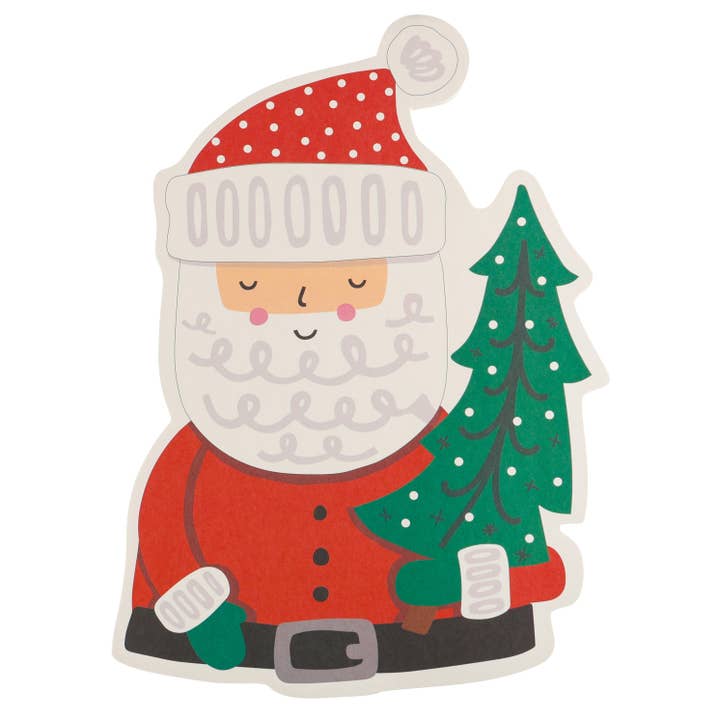 LUX FRAGRANCES - Wholesale Disposable Placemat - $7.00 min 12 OH CHRISTMAS TREATS SANTA PLACEMAT