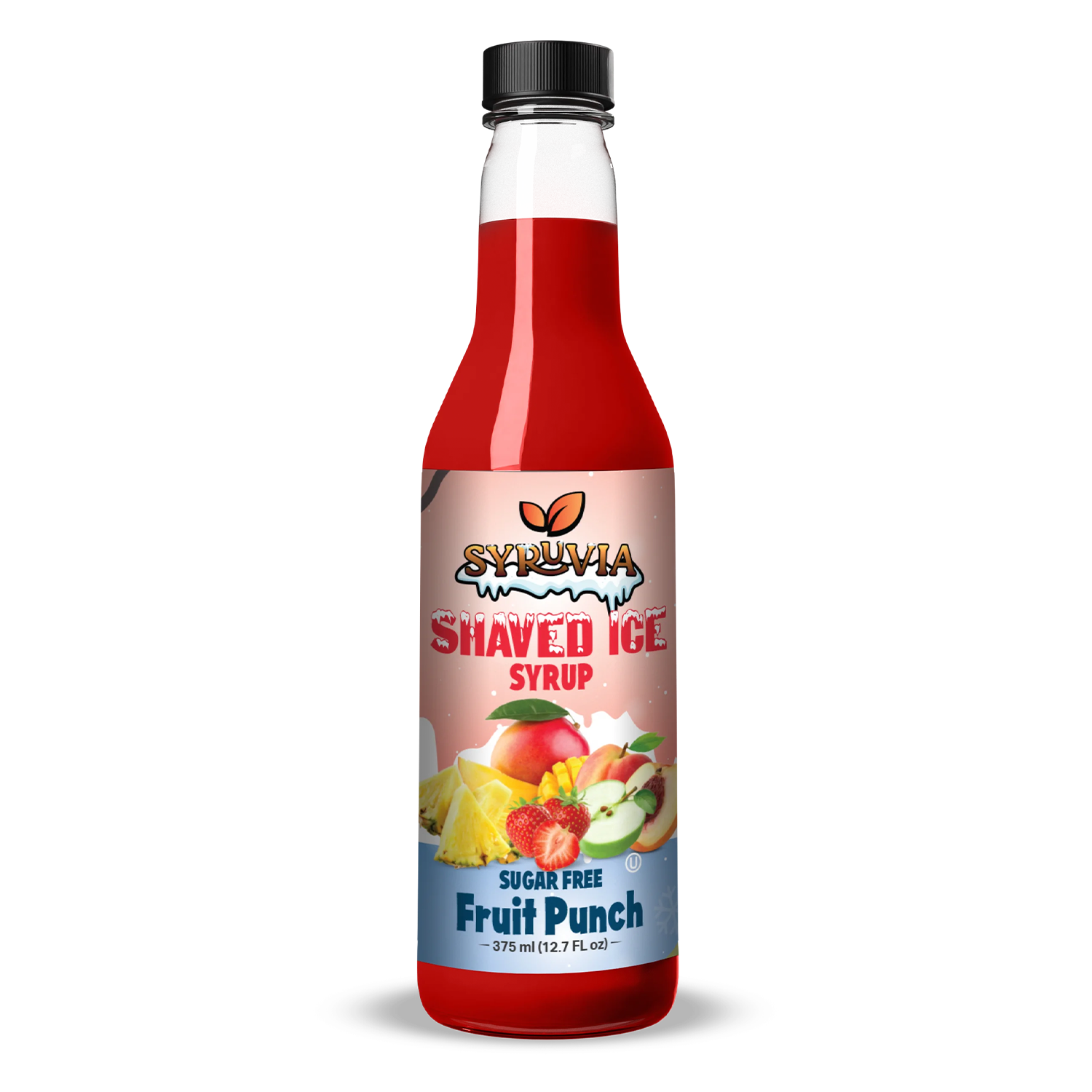 Syruvia - Wholesale Flavored Syrup - Sugar-Free Shaved Ice Fruit Punch Syrup0