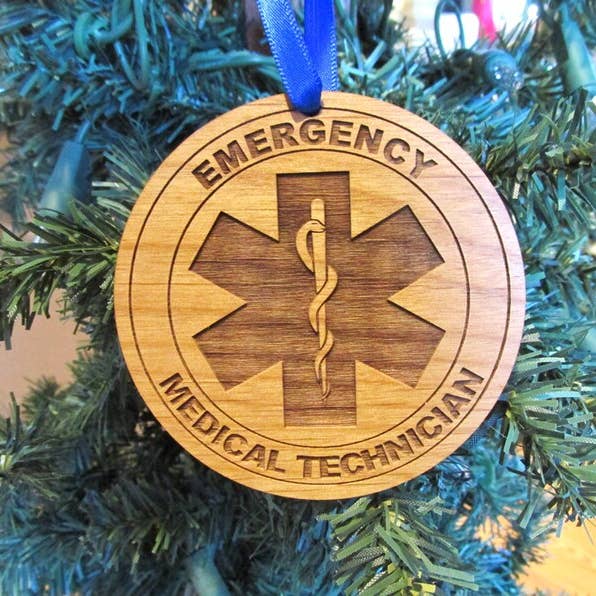 EMT Christmas Ornament for wholesale by Memories for Life