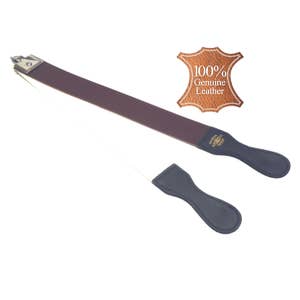 High Quality Brown Leather Strop , Best Stropping Leather Belt For