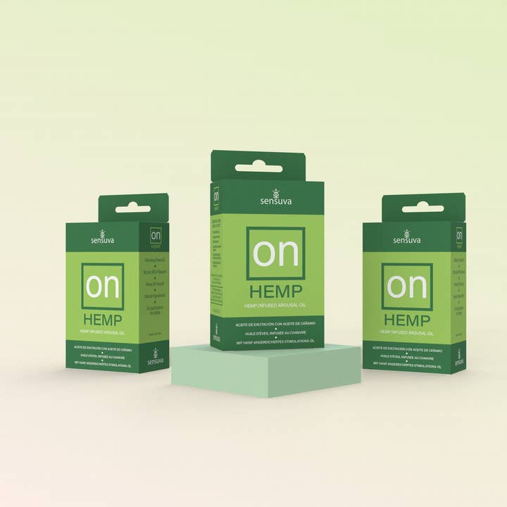 Sensuva - Wholesale Personal Lubricant - Onâ„¢ Arousal Oil Hemp 5ml Medium Box