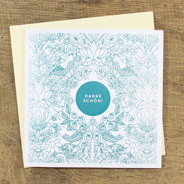 Grußkarte Dankeschön für den Großhandel von Bow & Hummingbird