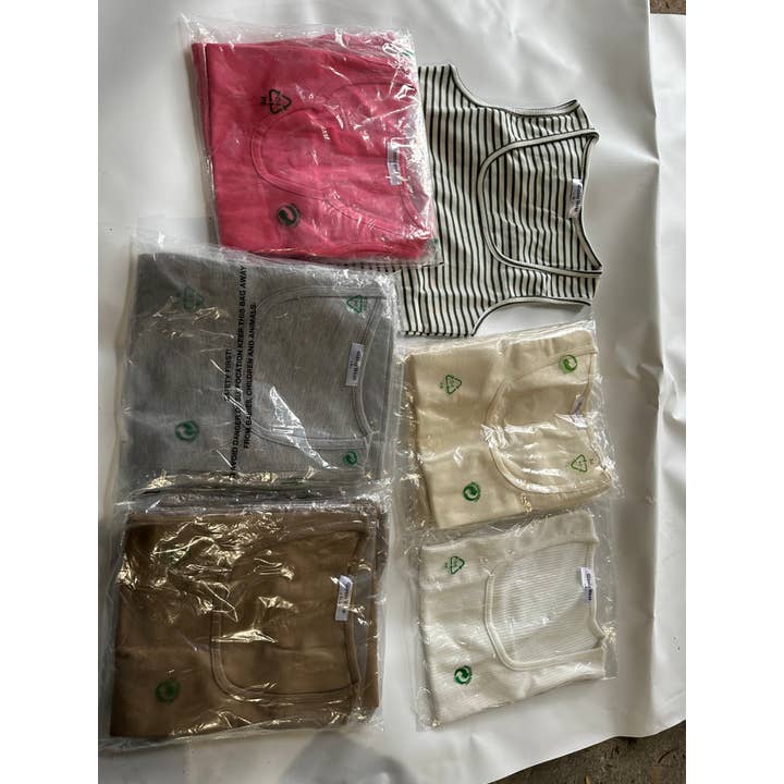 SUPERLEUKE ZACHTE CROP TOP voor wholesale door Glassy Wear