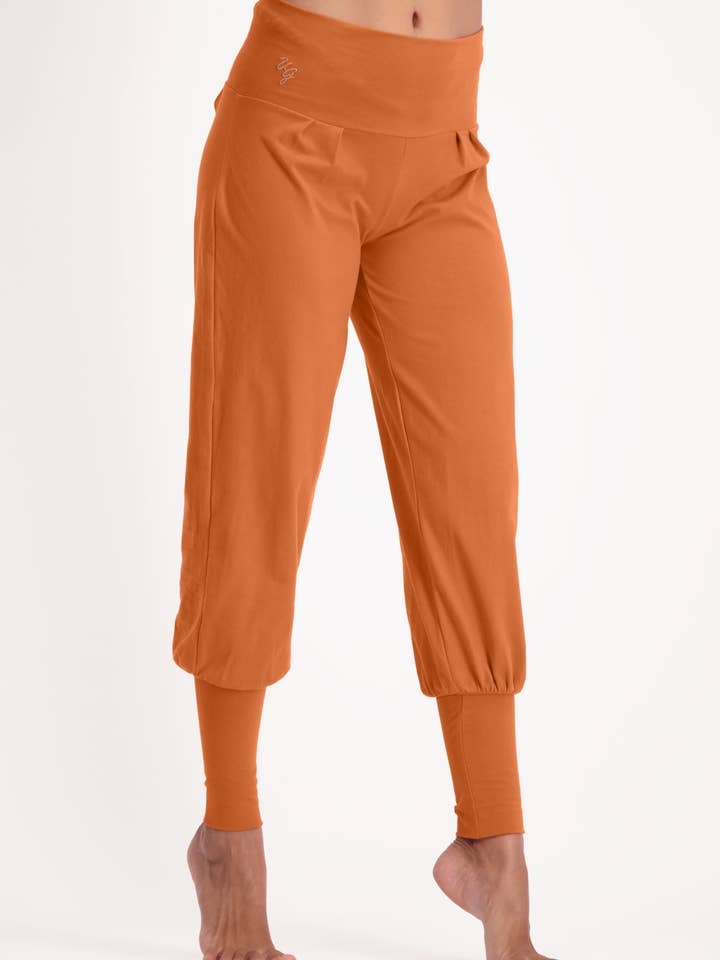 Sukha Yoga Pants - Bombay Brown for wholesale by Urban Goddess