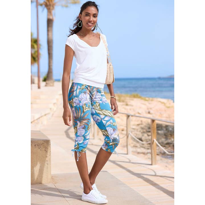 LASCANA Women's Floral Capri Leggings for wholesale by Lascana