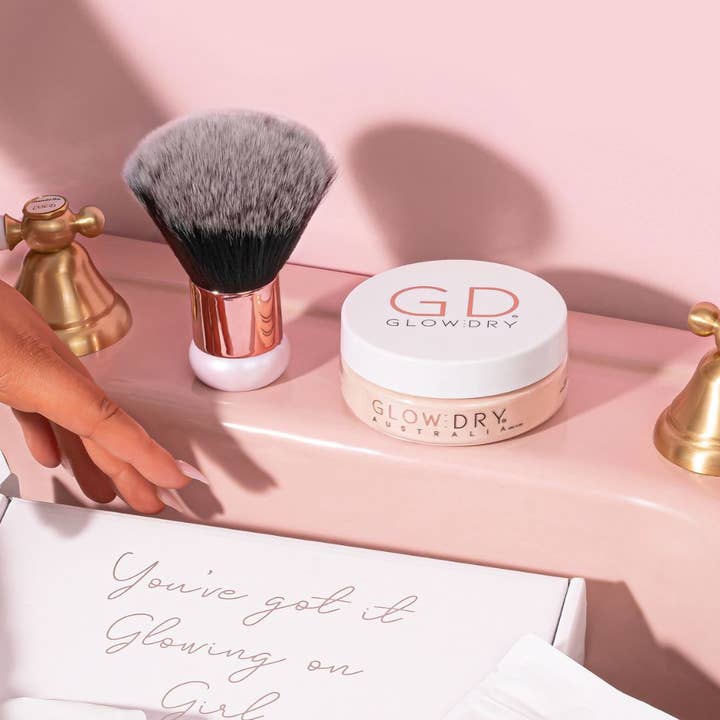 GlowDry Fake Tan Drying Powder - Starter Kit - 30g & Brush and other Purchase Wholesale non fat dry milk powder. Free Returns & Net 60 Terms on Faire trending on Faire.