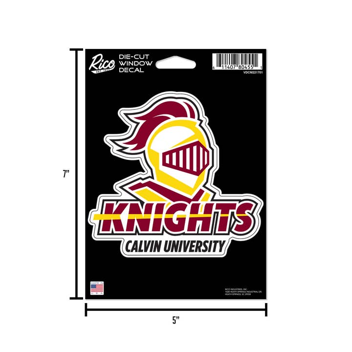 Rico Industries - Wholesale Car Decorative Charm - Unisex - NCAA Calvin Knights Medium Die Cut Decal5