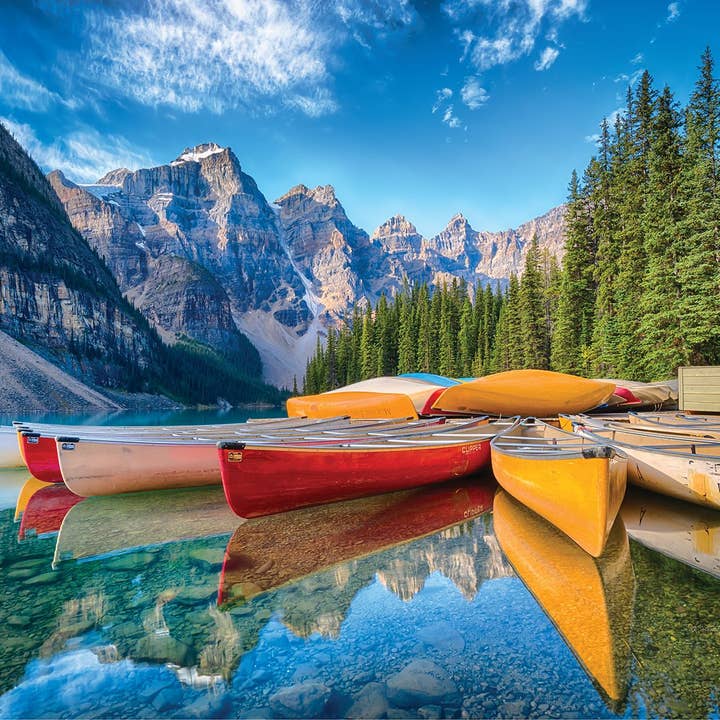 Calm Canoes 1000 Piece Jigsaw Puzzle for wholesale by Springbok Puzzle
