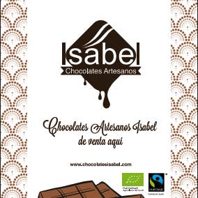 Affiche « À vendre ici » pour la vente par CHOCOLATES ARTESANOS ISABEL