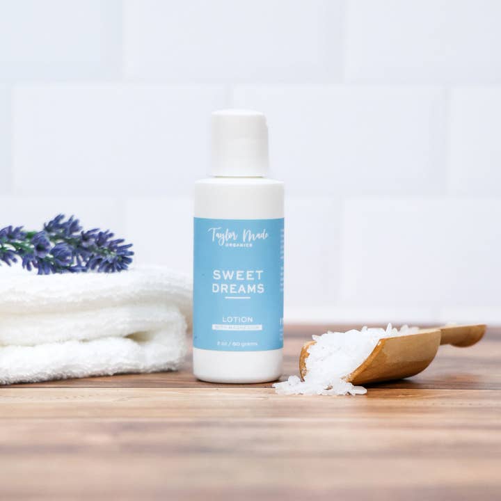 Taylor Made Organics - Wholesale Body Cream/Lotion - Sweet Dreams Organic Lotion + Magnesium | child safe