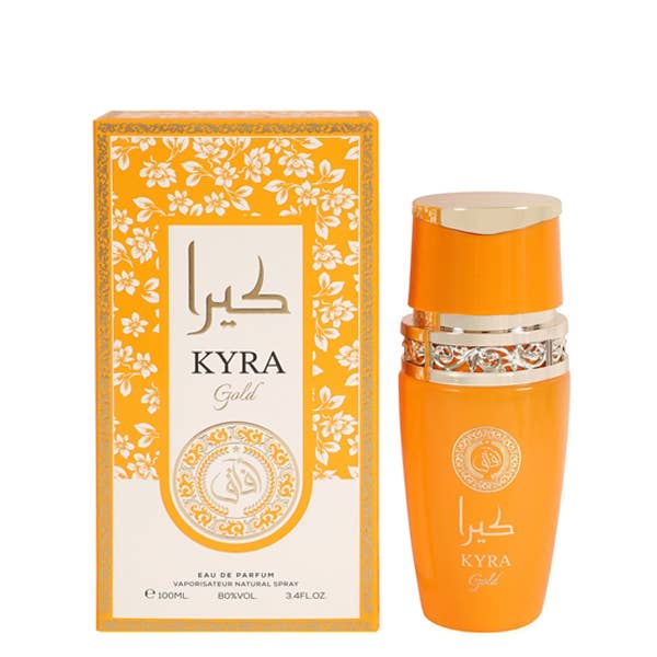 KYRA GOLD SPRAY PERFUME EAU DE PARFUM FOR WOMEN - 100ML for wholesale by My Wholesale Fashion