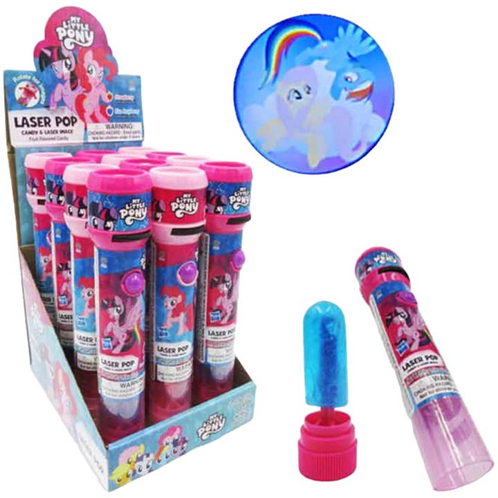 My Little Pony Laser Pop 12 Count for wholesale by Cow Crack Wholesale