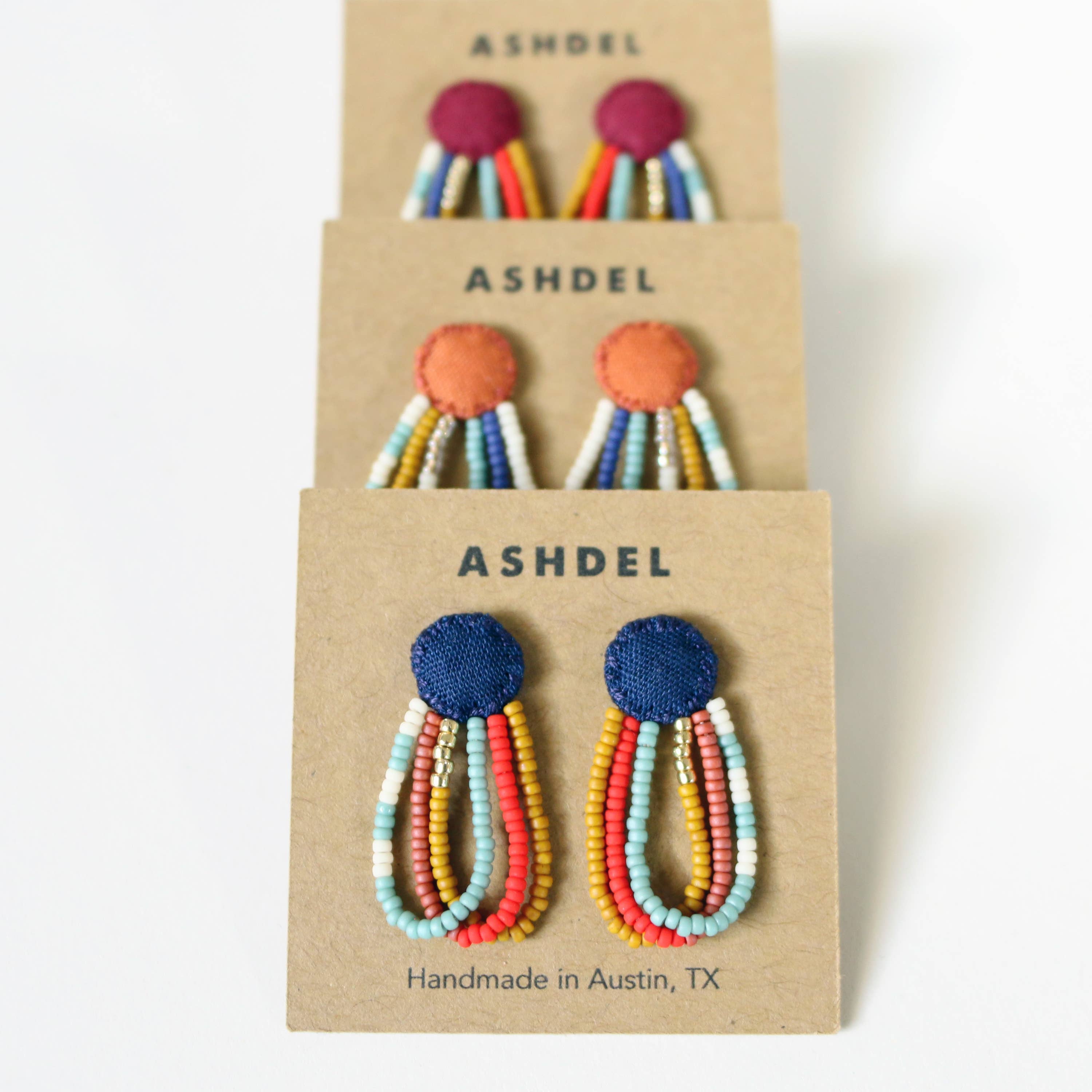 ashdel – wholesale Dangle earrings – Loop Drop Studs3