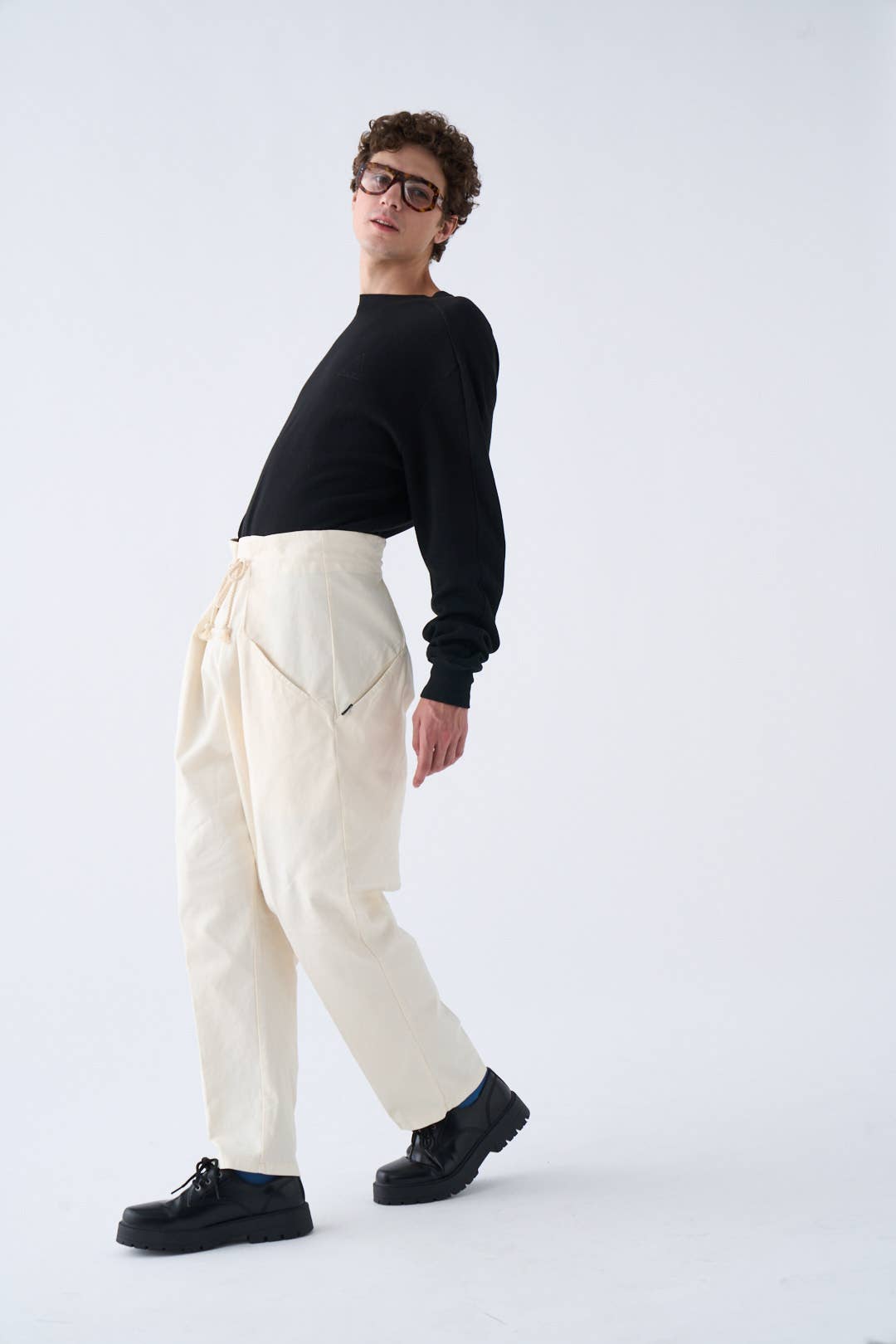 Pitagora - Wholesale Pants - Unisex - Origami Natural Pants2