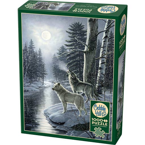 Wolves by Moonlight 1000 Piece Jigsaw Puzzle-Poster Included and other Purchase wholesale rumsztyk wolowy z cebulka. Free returns & net 60 terms on Faire trending on Faire.