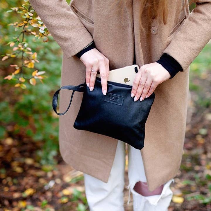 LeaF - Wholesale Backpack - Women's - Leather Backpack Women, Minimalist Leather Rucksack, Gifts6