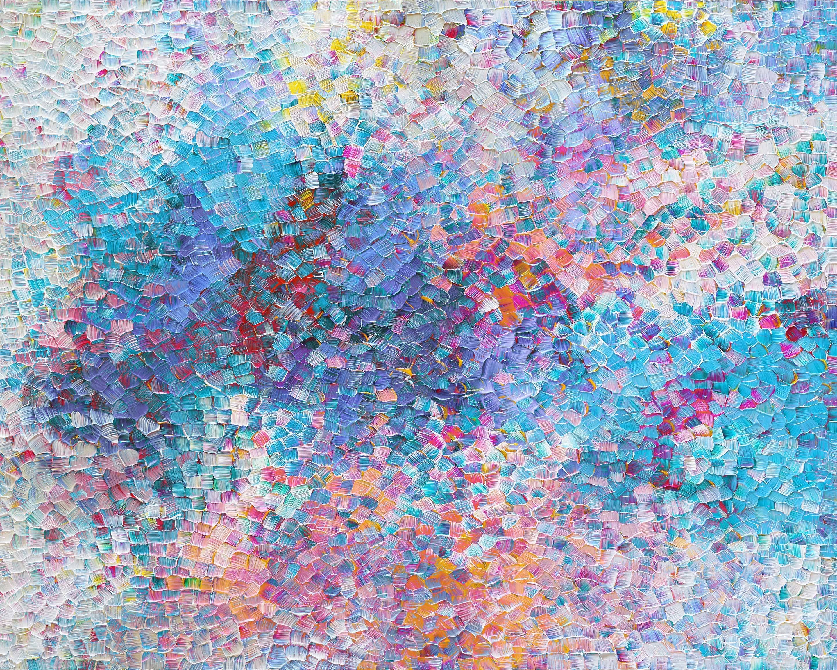 Ingrid and Ching - Wholesale Art Print - SURROUNDED BY THIS BIG BLUE -GICLEE FINE ART UNFRAMED PRINT1