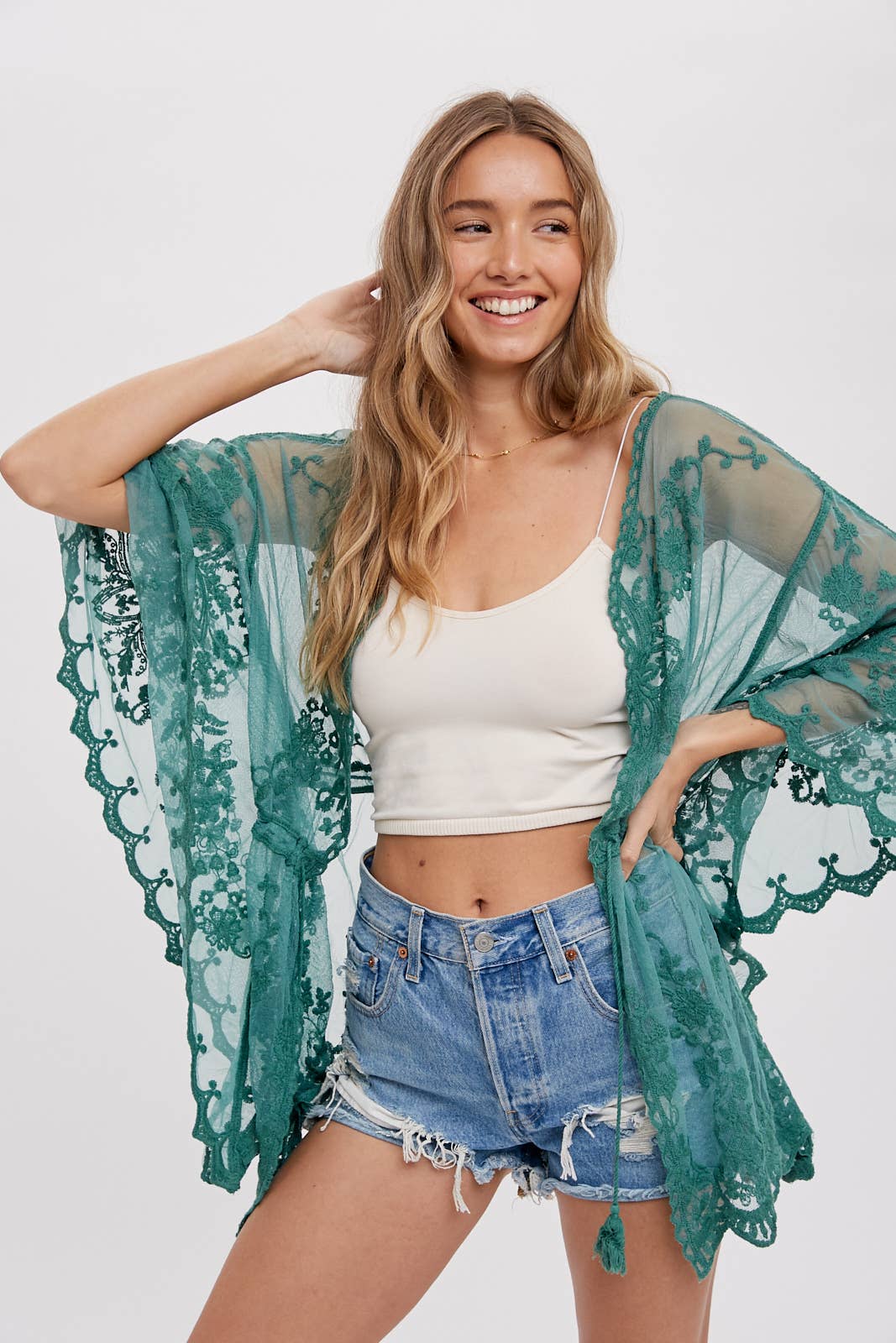 Bluivy - Wholesale Kimono - Women's - BOHO LACE KIMONO3