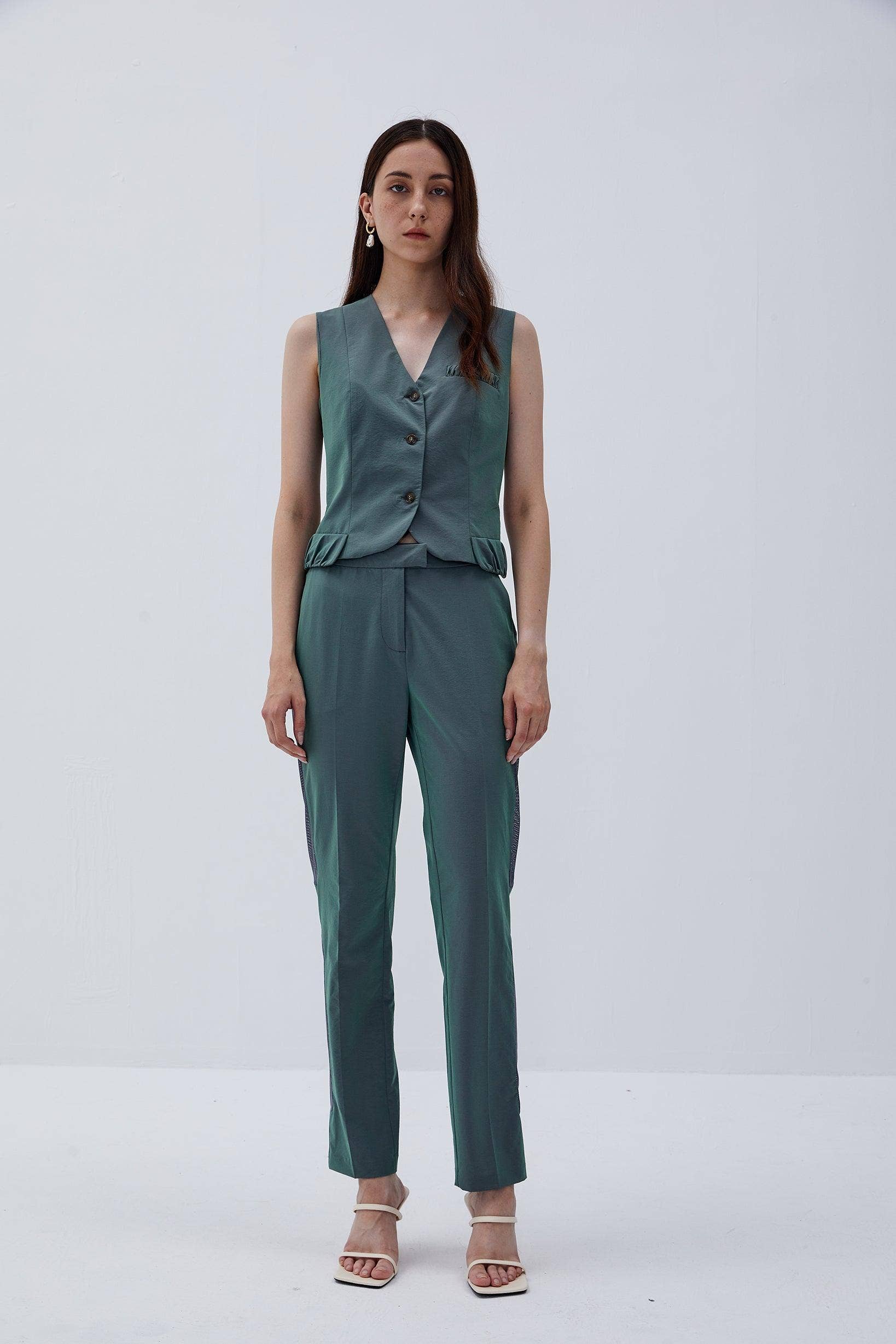 SUNDAY LIFE - Wholesale Suit Vest - Women's - Top Tulip1