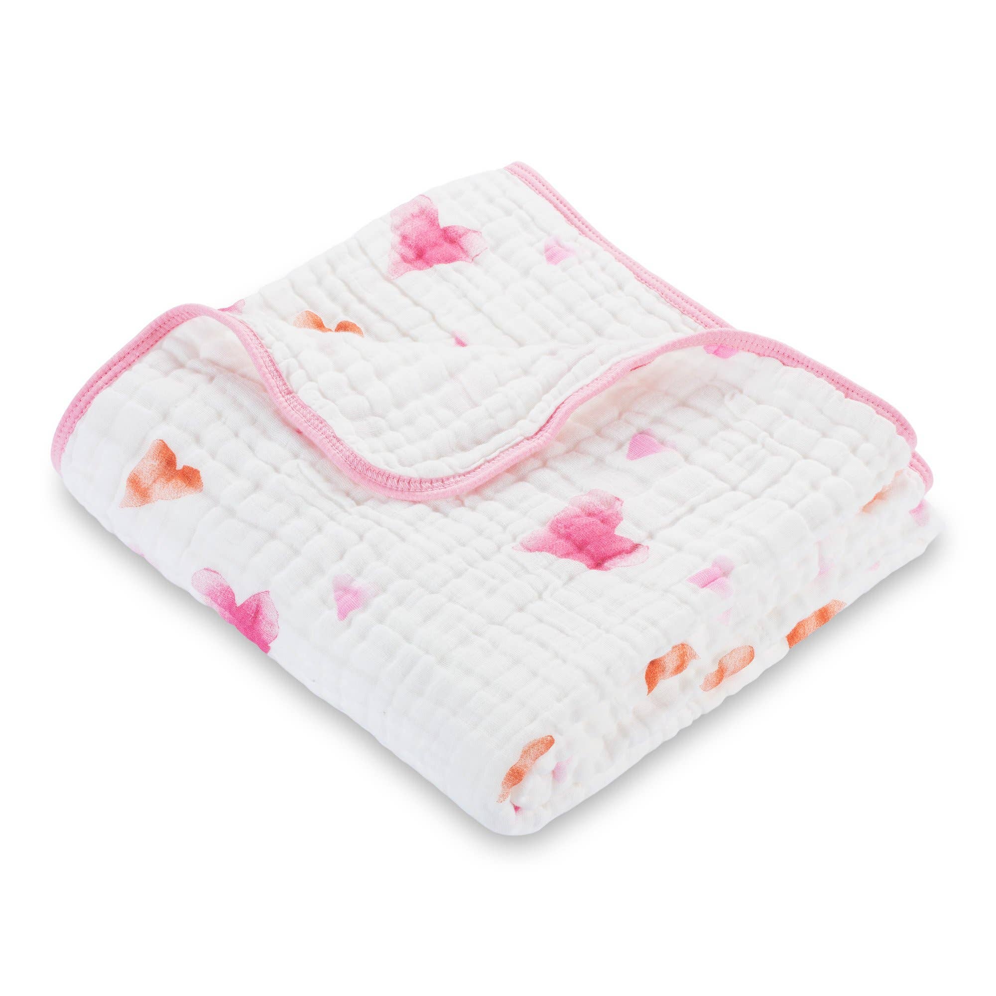 LollyBanks - Vente Courtepointe - Enfant et bébé - Tu as volé mon cœur - Couverture en mousseline pour bébé fille de la Saint-Valentin10