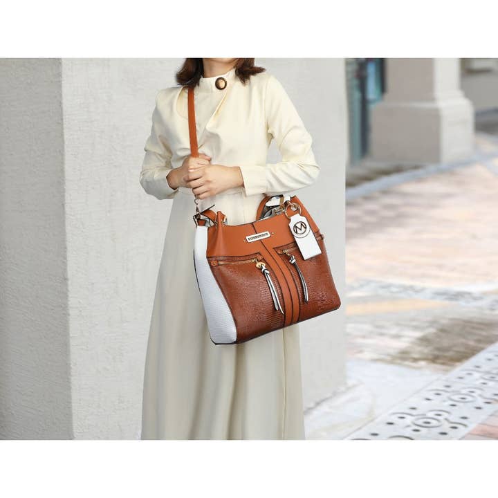 MKF Collection - Wholesale Tote Bag - Women's - Sofia Tote Handbag Vegan Leather Women by Mia K6