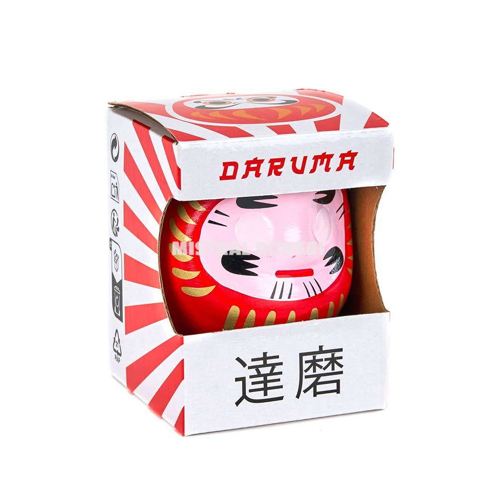 MISTRAL BONSAI - Wholesale Decorative Figurine - Daruma Ceramic Figure 9 cm2