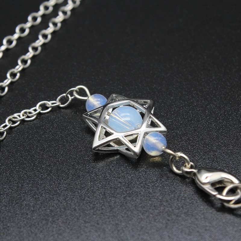 Gemcohub - Vente Attrape-rêve - Pendentif attrape-rêves à pendule double diamant9