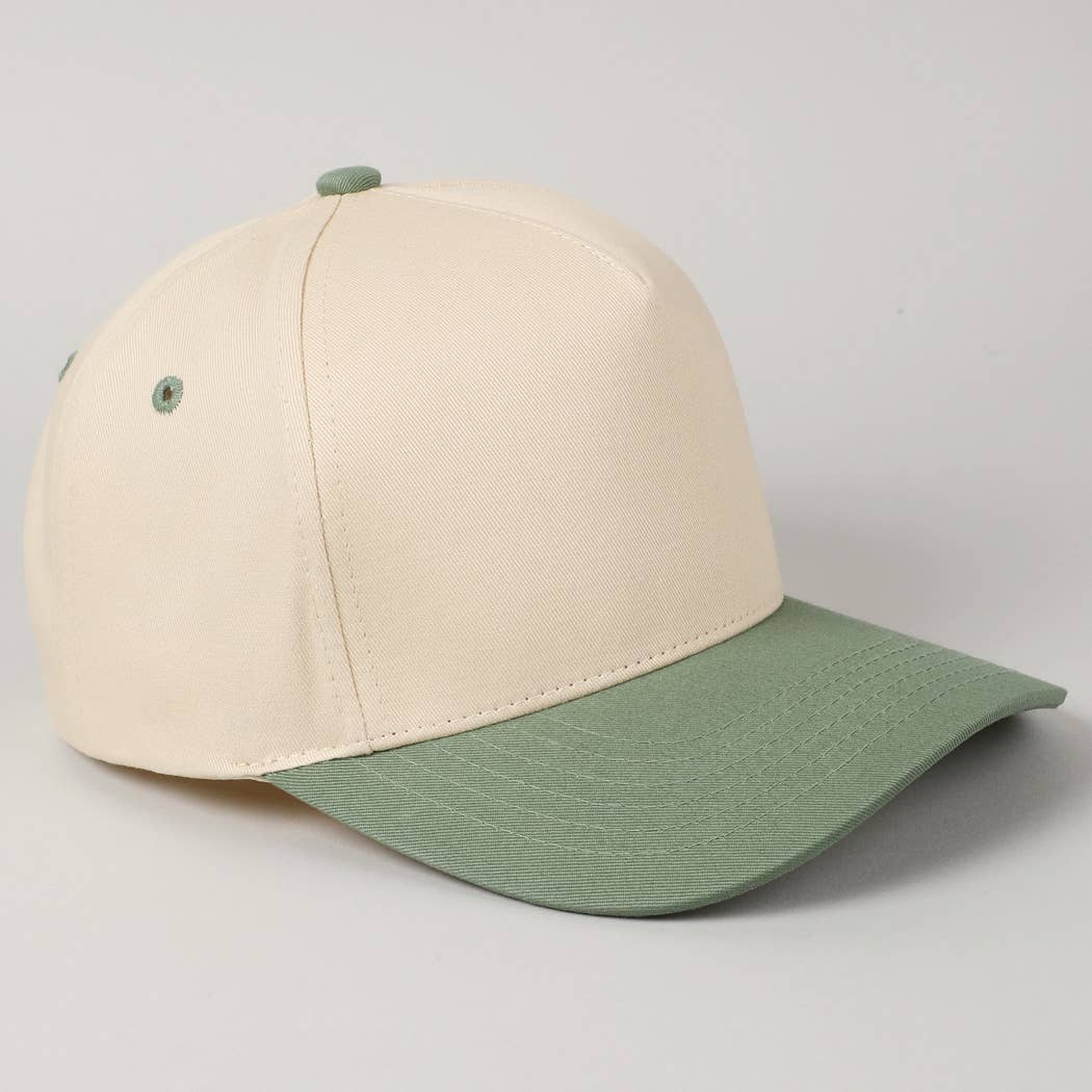 Fashion City - Wholesale Baseball Cap - Unisex - Plain Two-Tone Canvas Cotton Trucker Hat47