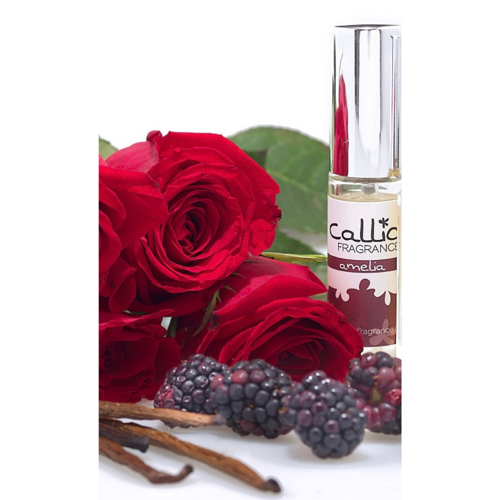 Callio Fragrance - Wholesale Perfume/Eau de Toilette - Amelia Travel Perfume|blackberry, rose, and vanilla|.25 oz4