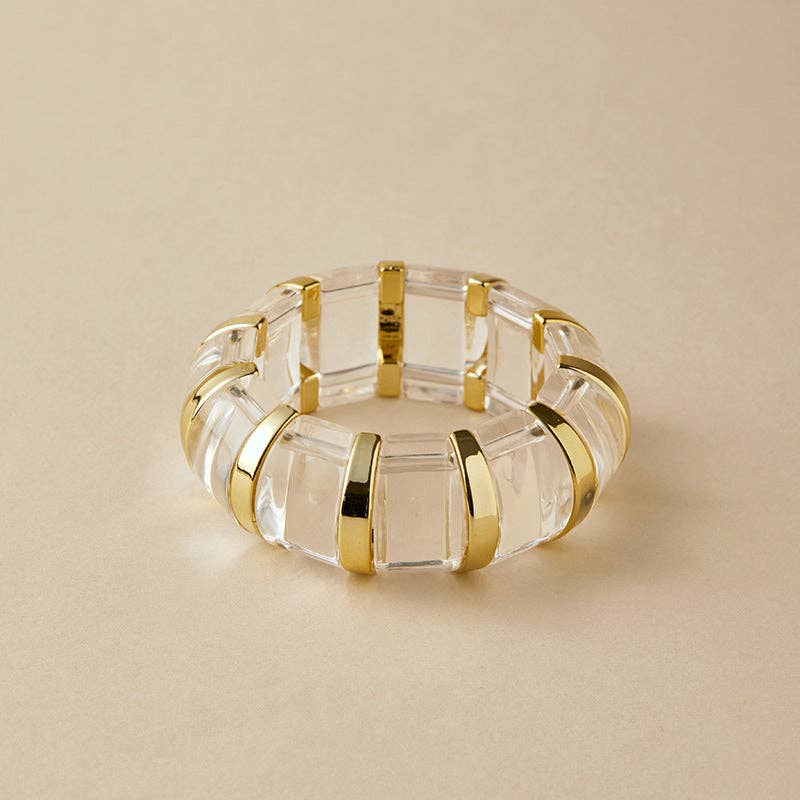 Dipped Shop - Wholesale Bangle Bracelet - Dipped Shop Vintage Acrylic Splicing String Bracelets DP25B5957