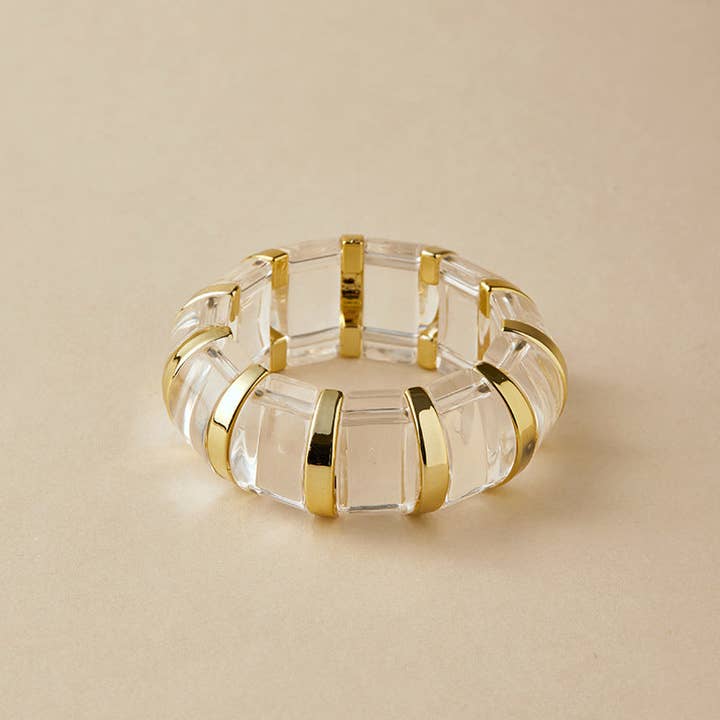 Dipped Shop - Wholesale Bangle Bracelet - Dipped Shop Vintage Acrylic Splicing String Bracelets DP25B5957