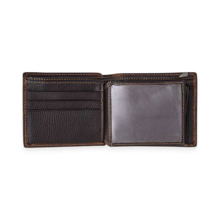 Brown Horse Embossed Genuine Leather Wallet for wholesale on Faire4