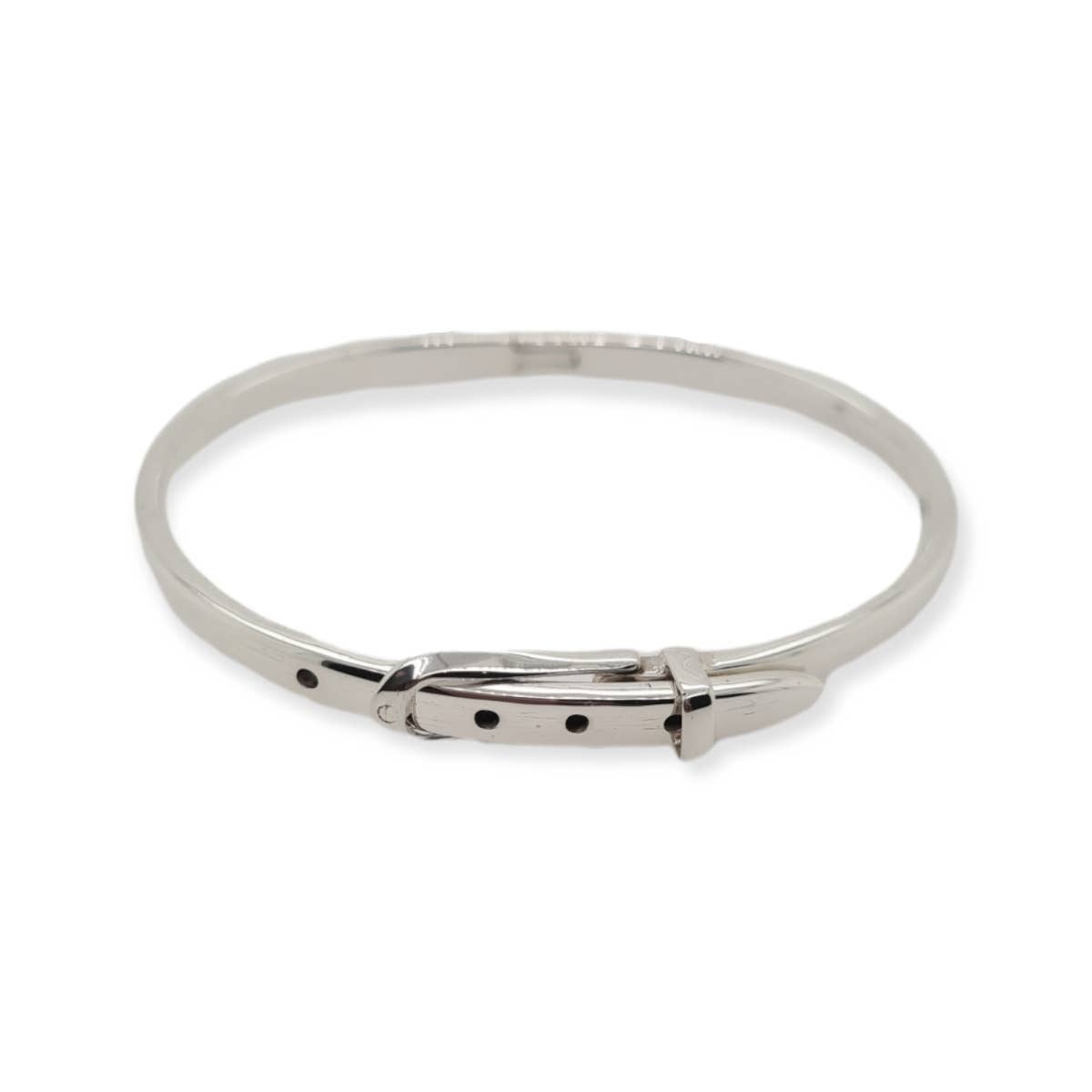 Mountain Creek Jewellery - Wholesale Bangle bracelet - BANGLE S/S SMALL BELT BUCKLE