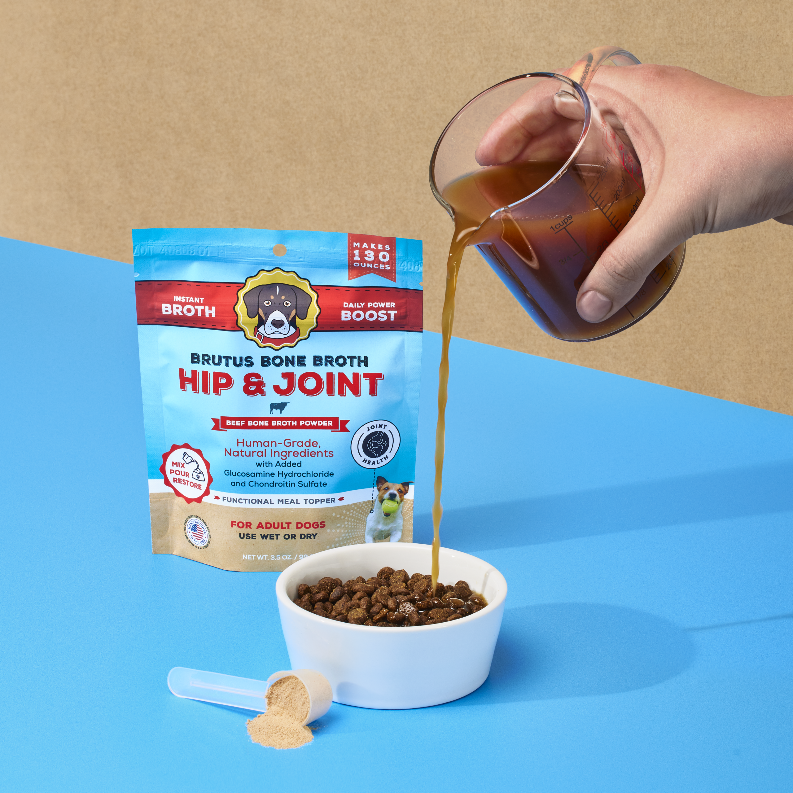 Alamo Pet Experts - Wholesale Pet Food - Dog - BBB Hip & Joint - Beef Instant Bone Broth Mega Pack (3.5oz)2