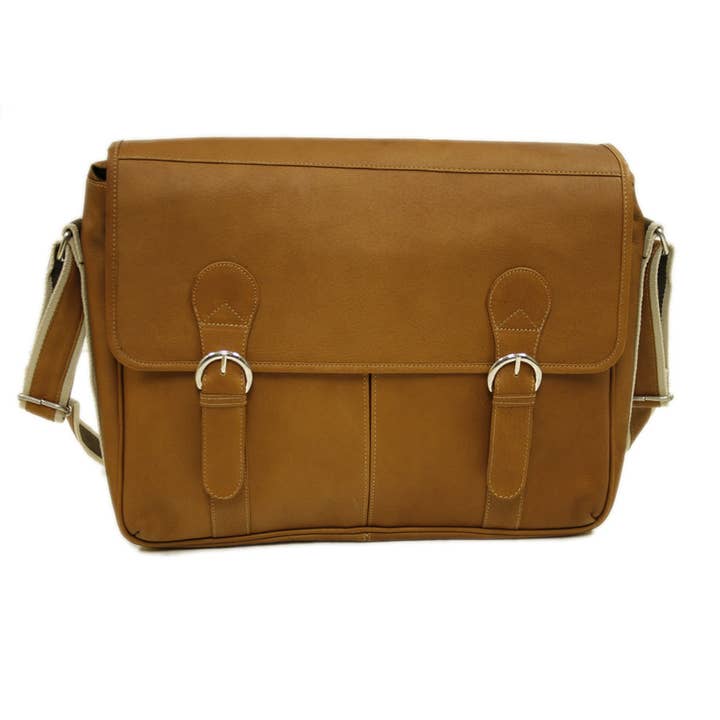 CLASSIC EXPANDABLE MESSENGER BAG for wholesale by Piel Leather