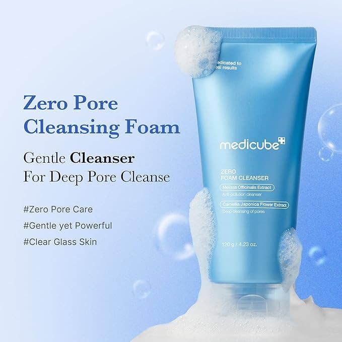 Glowiss - Wholesale Facial Cleanser - MEDICUBE Zero Foam Cleanser for Sensitive Skin 120g 4.23 oz2